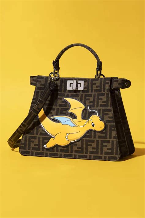 borsa fendi pikachu|Fendi pokemon fragment design.